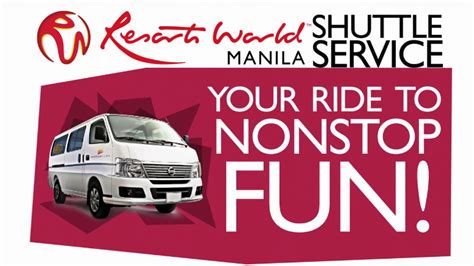 resorts world manila shuttle|fantasy world resort shuttle schedule.